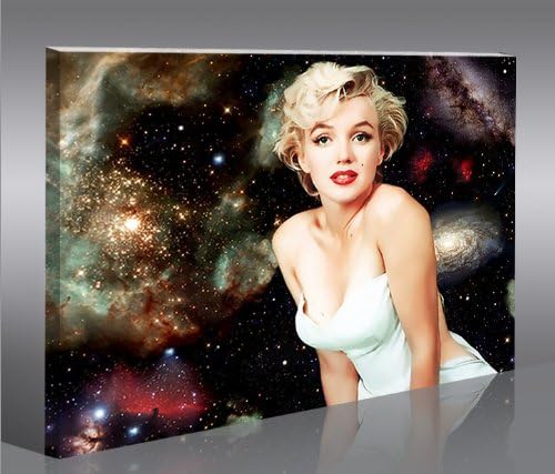 islandburner Bild Bilder auf Leinwand Marilyn Monroe V10-1 XXL Poster Leinwandbild Wandbild Dekoarti