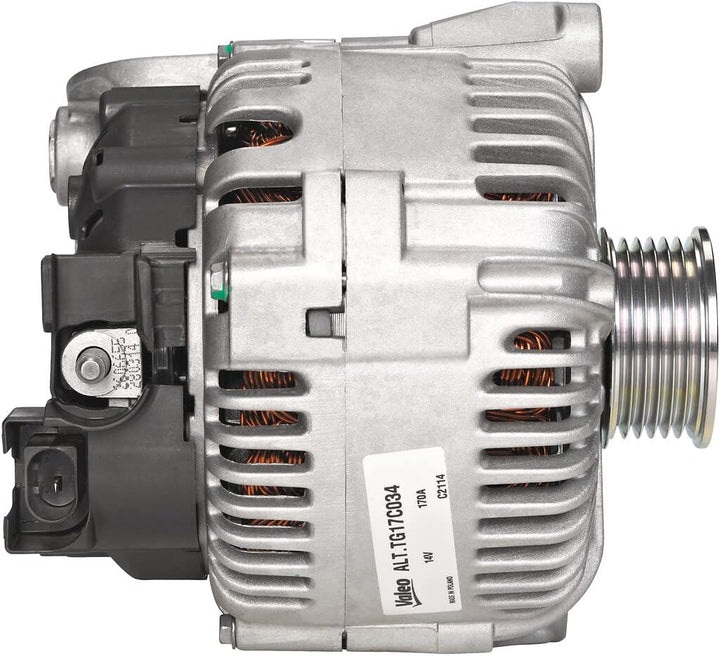 VALEO 439605 Generator Ladestrom des Generators: 170 Amp Rippen: 6 rippen Riemenscheibe Ø: 53,8 mm S
