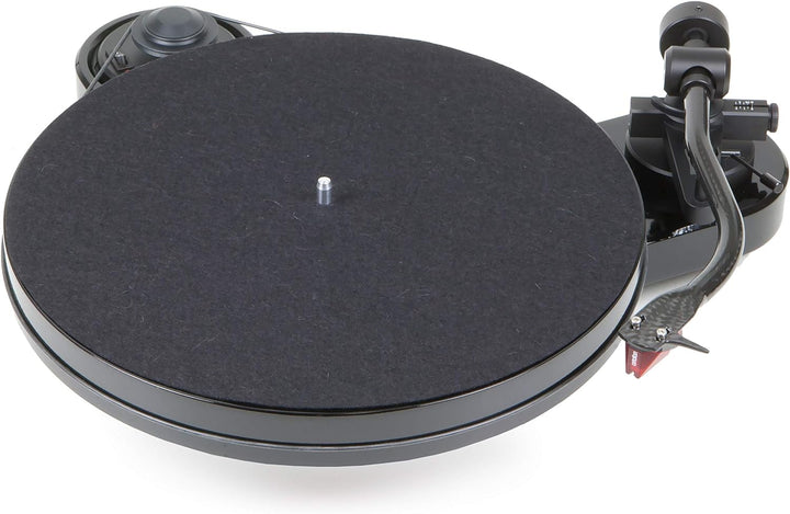 Pro-Ject RPM 1 Carbon Plattenspieler mit Riemenantrieb (inkl. Ortofon 2M Red, Schwarz) inkl. Ortofon
