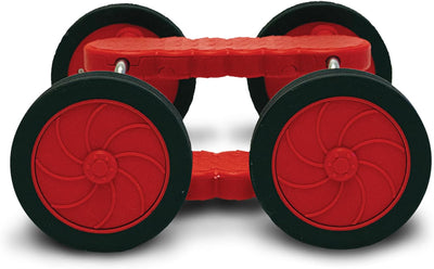 Tobar 08484 Pedalrenner für Kinder, ca. 36 cm gross in rot, Pedalroller trainiert spielerisch Balanc