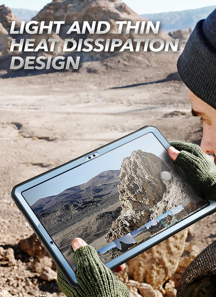 SUPCASE Hülle für Samsung Galaxy Tab S7 FE 12.4 Zoll 2021 Bumper Case 360 Grad Schutzhülle Robust Co