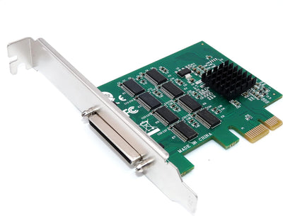 Computer District - PCI-Express-Karte X1 (PCIe PCIe PCI-E) – 8 serielle Ports / COM-Ports Typ RS232