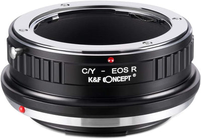 K&F Concept C/Y-EOS R Bajonettadapter Objektiv Ring für Contax Yashica C/Y Objektiv auf Canon EOS R-
