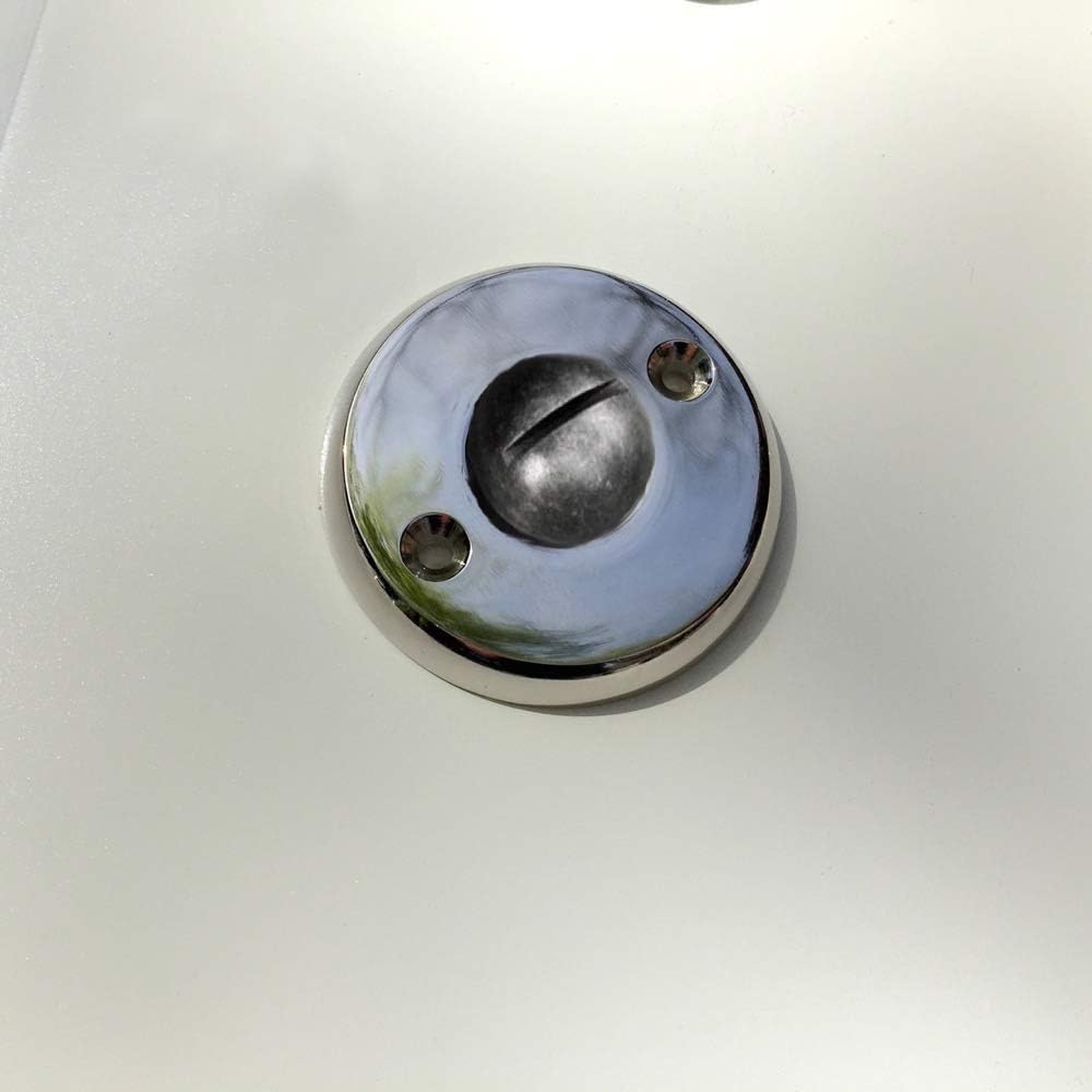 Antikas - Nickel Verschluss - Beschlag WC Toilettentür Drehschliesser Gäste-Toilette