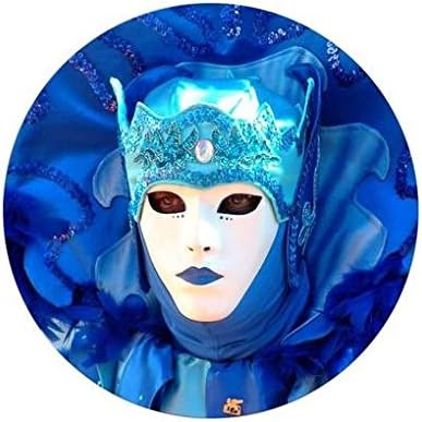 Bilderwelten Leinwandbild Kreis Venice Carnival, 50cm x 50cm, 50cm x 50cm