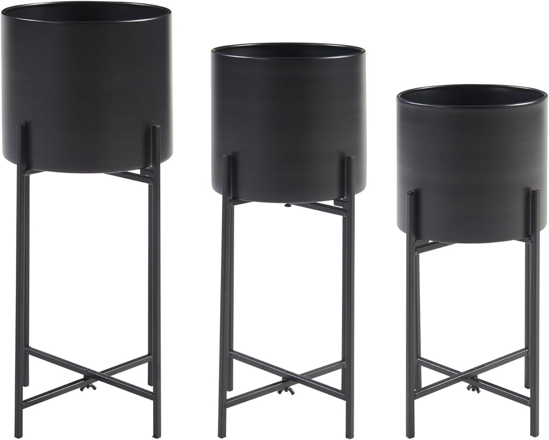 [en.casa] Pflanzenständer Orsa 3er Set Blumentopfständer Blumentofphalter Pflanzenregal in 3 Grössen