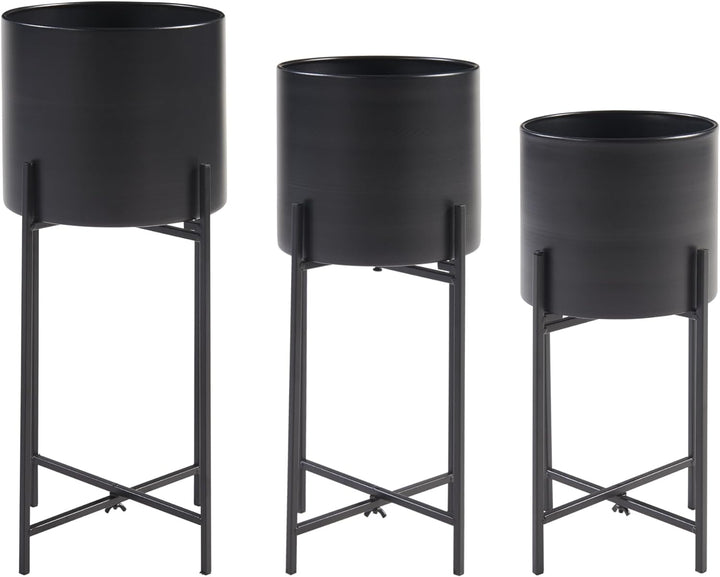 [en.casa] Pflanzenständer Orsa 3er Set Blumentopfständer Blumentofphalter Pflanzenregal in 3 Grössen