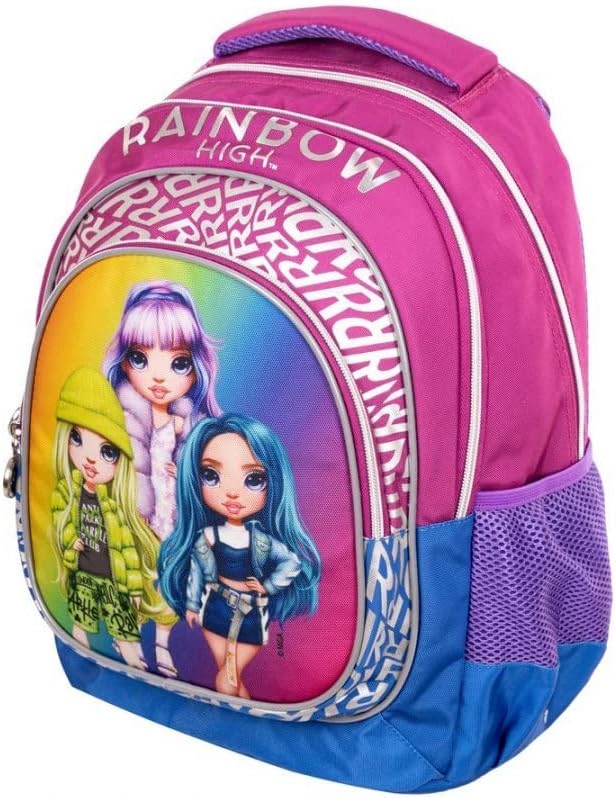 Goldkids 7er Set Schulrucksack Rucksack Federmappe Turnbeutel Brotdose Trinkflasche Schlamperrolle A