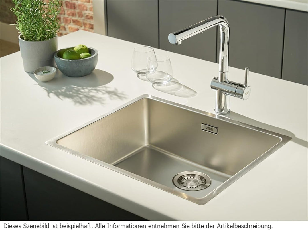 FRANKE 1 Active L pull out spray Spültischarmatur, Chrome/Black