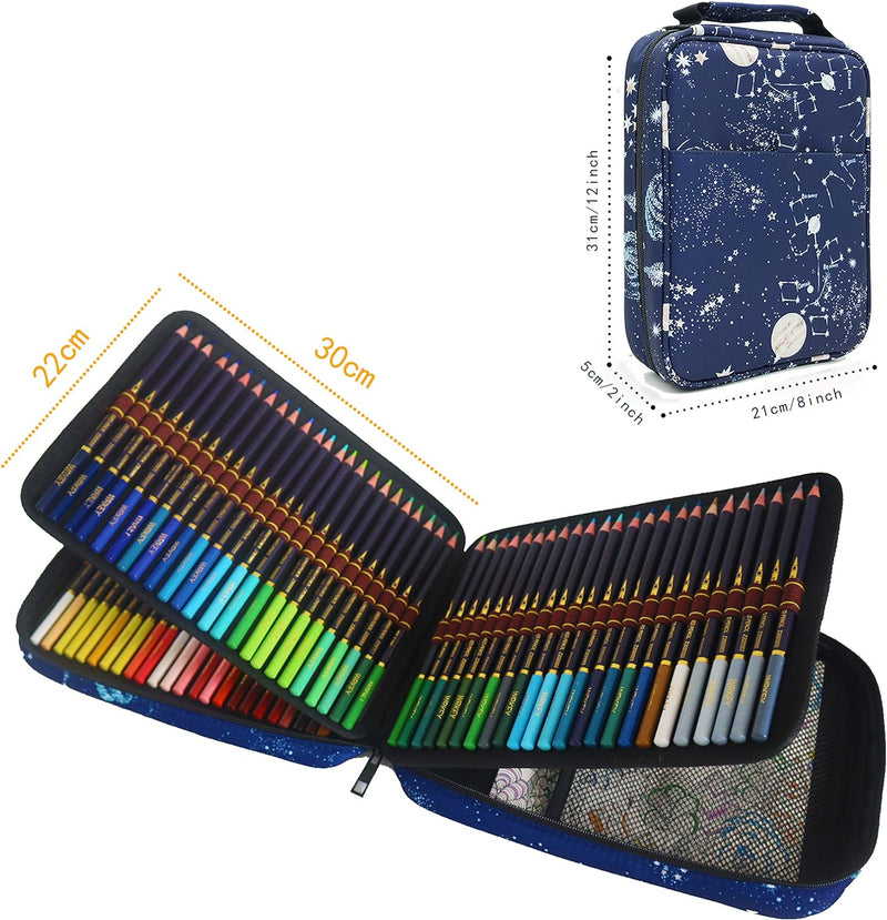 Professionelle Buntstifte Set - 120 Buntstifte Kunst-Set mit weiche Farbmine, vorgespitzt, hochwerti