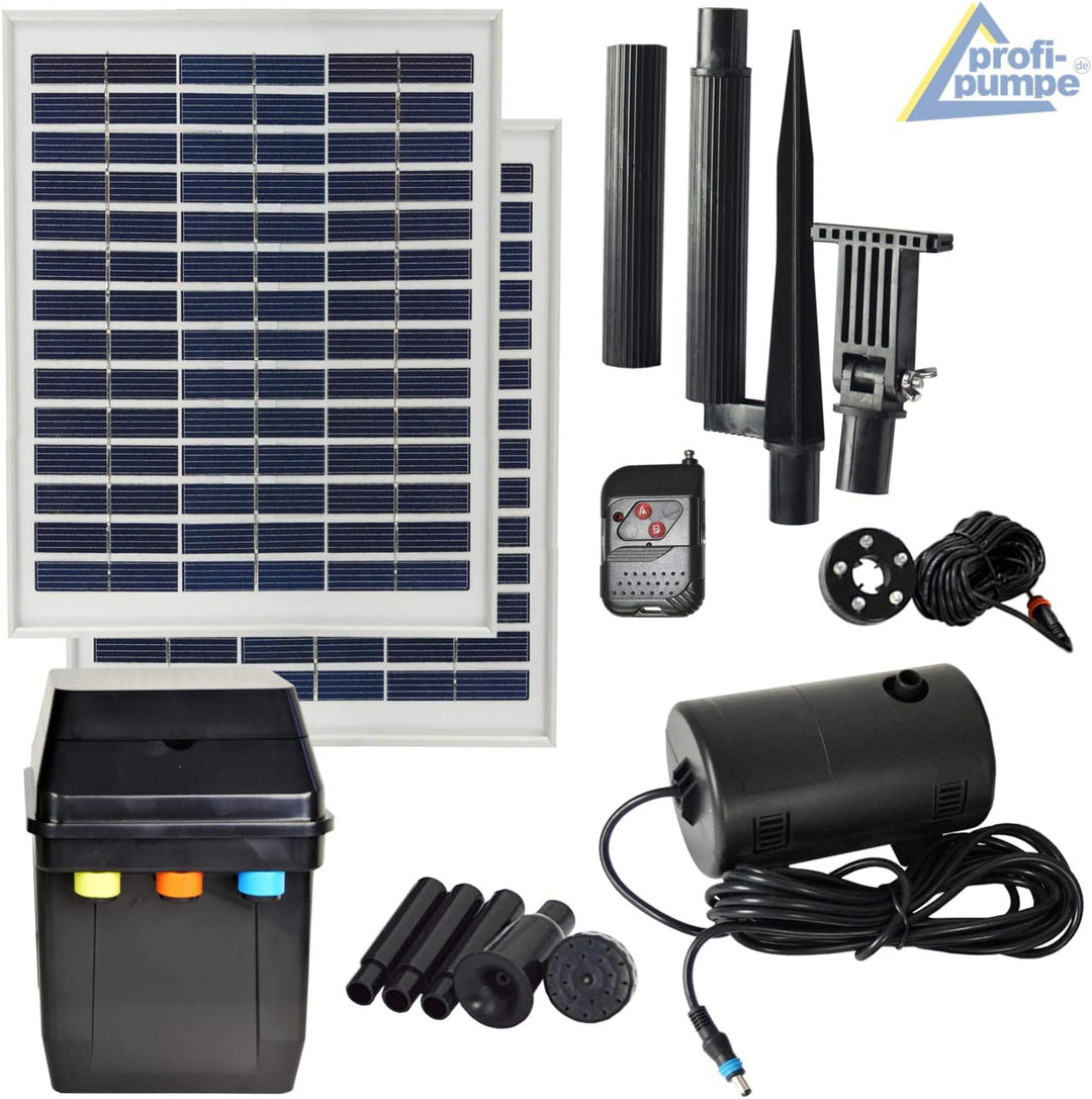 SOLAR TEICHPUMPE Oasis 1601R-1 Solar-Teichpumpen-Set für Garten und TEICH SPRINGBRUNNEN, Oasis 1601r