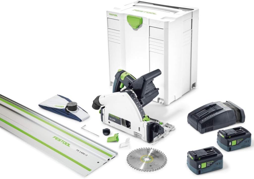 Festool Sierra de incisión a batería TSC 55 Li 5,2 REBI-Set-SCA-FS