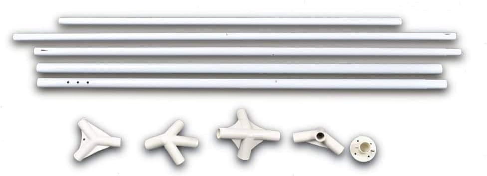 yorten Gartenpavillon Faltpavillon Partyzelt mit 6 Wände Wasser- und Wetterfest 6 x 3 x 2,55 m (L x