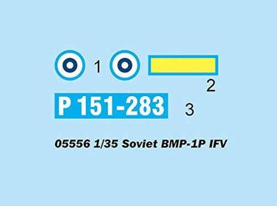 Trumpeter 05556 Modellbausatz Soviet BMP-1P IFV