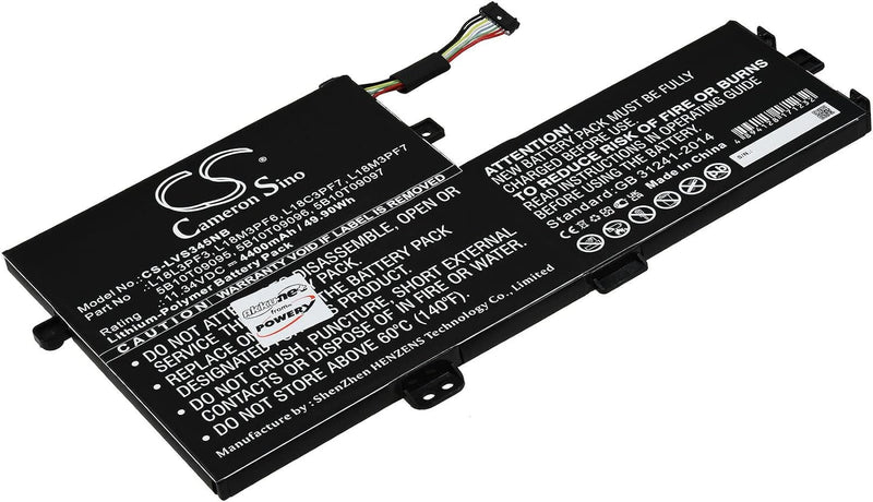 Akku für Laptop Lenovo ideapad C340-15IIL 81XJ0048AU, 11,34V, Li-Polymer