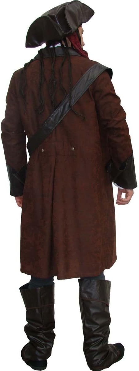 MAYLYNN 12104 - Piratenkostüm Kostüm Pirat Jack mit Hut und Zubehör Faschingskostüm Herren XL, XL