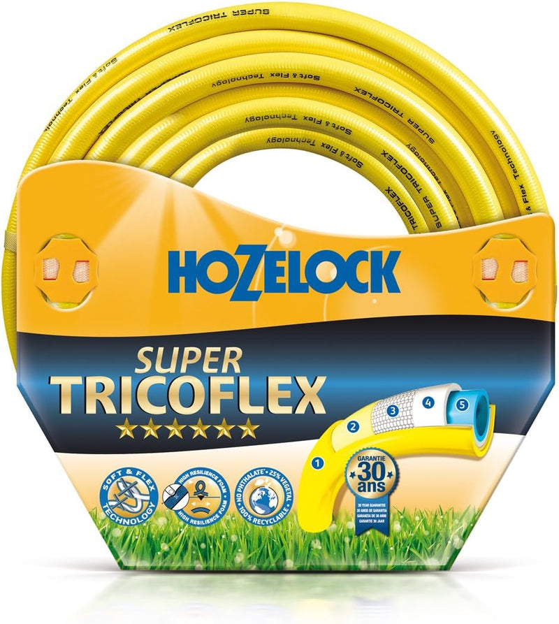 HOZELOCK - Super Tricoflex Ultimate Schlauch Ø 12,5mm (1/2") 100 M: Ultraleichter, robuster und form