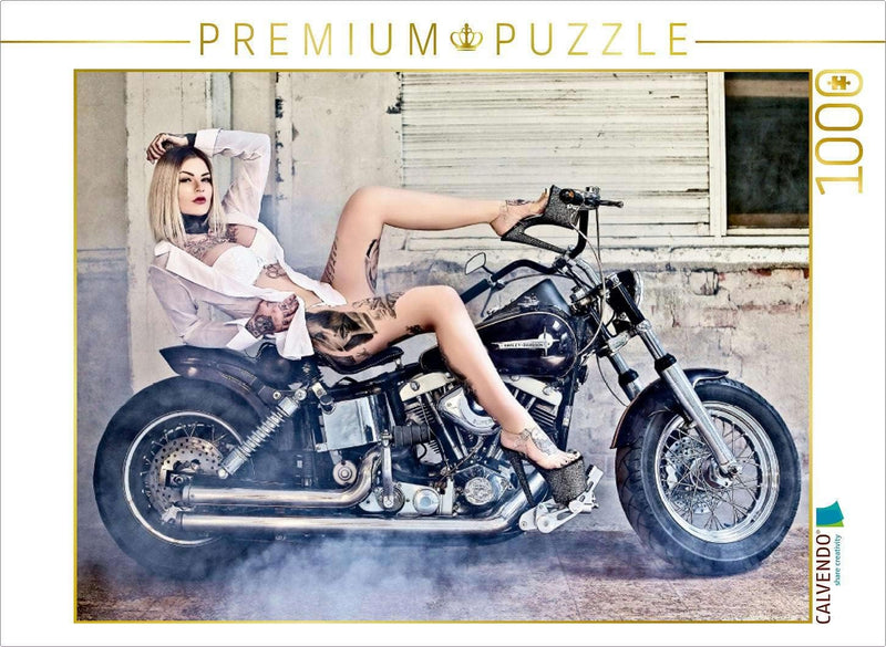 CALVENDO Puzzle Harley-Davidson Shovelhead 1200 1974 1000 Teile Lege-Grösse 64 x 48 cm Foto-Puzzle B