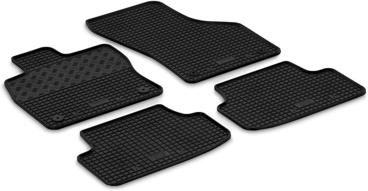 Gummi Fussmatten passend für Seat Leon ab 12/2012 (5F)/für VW Golf 7/für VW Golf 8 AZUGA AZ10092103