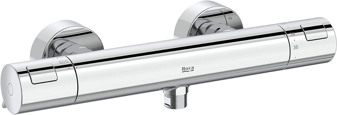 Roca A5A2E18C00 Thermostatische Duschmischer, T-500, Chrom (Ohne Ausrüstung)