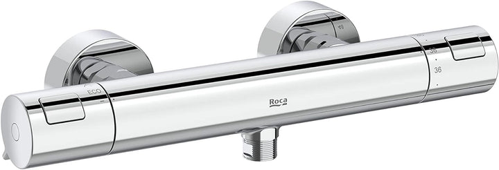 Roca A5A2E18C00 Thermostatische Duschmischer, T-500, Chrom (Ohne Ausrüstung)