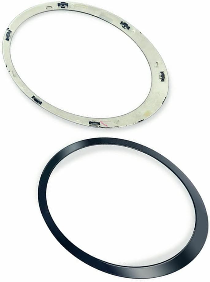 TOTMOX 1 Paar linke und rechte Autoscheinwerfer-Trimmerringe aus ABS für Mini C00PER 2007-2015, Fron