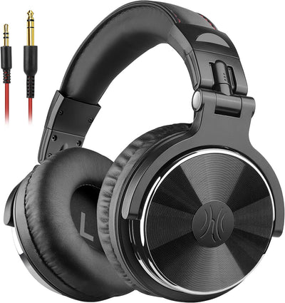 OneOdio Over Ear Kopfhörer mit Kabel, 50mm Treiber, Bassklang, 6.35 & 3.5mm Klinke, Share-Port, Gesc