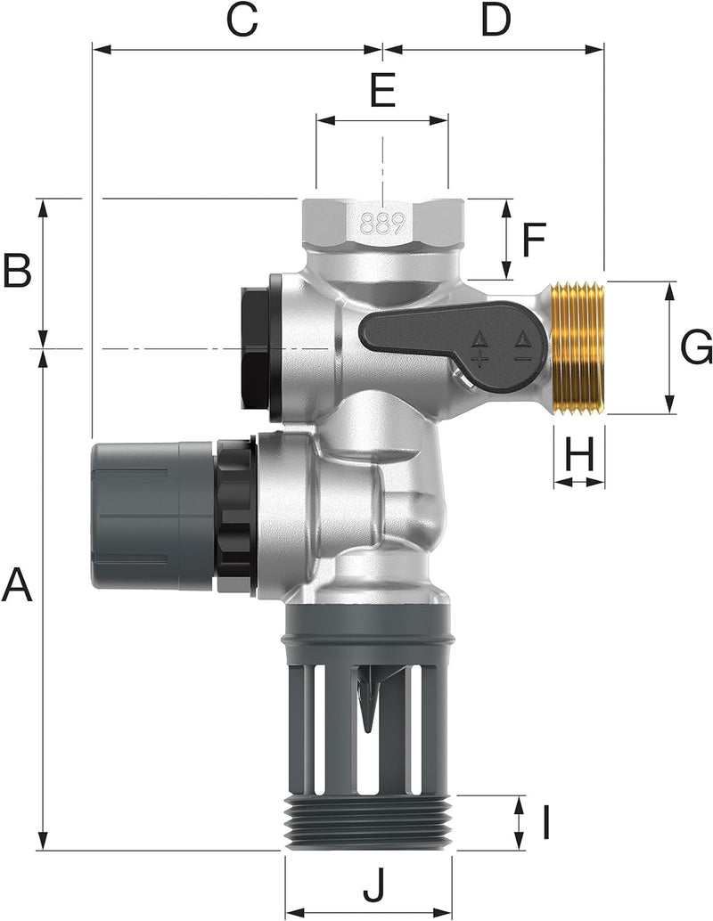 Flamco Flexbrane SST NF - ACS ¾" 8.0 bar Druckausdehnungsgefäss - Hohe Qualität für geschlossene Tri