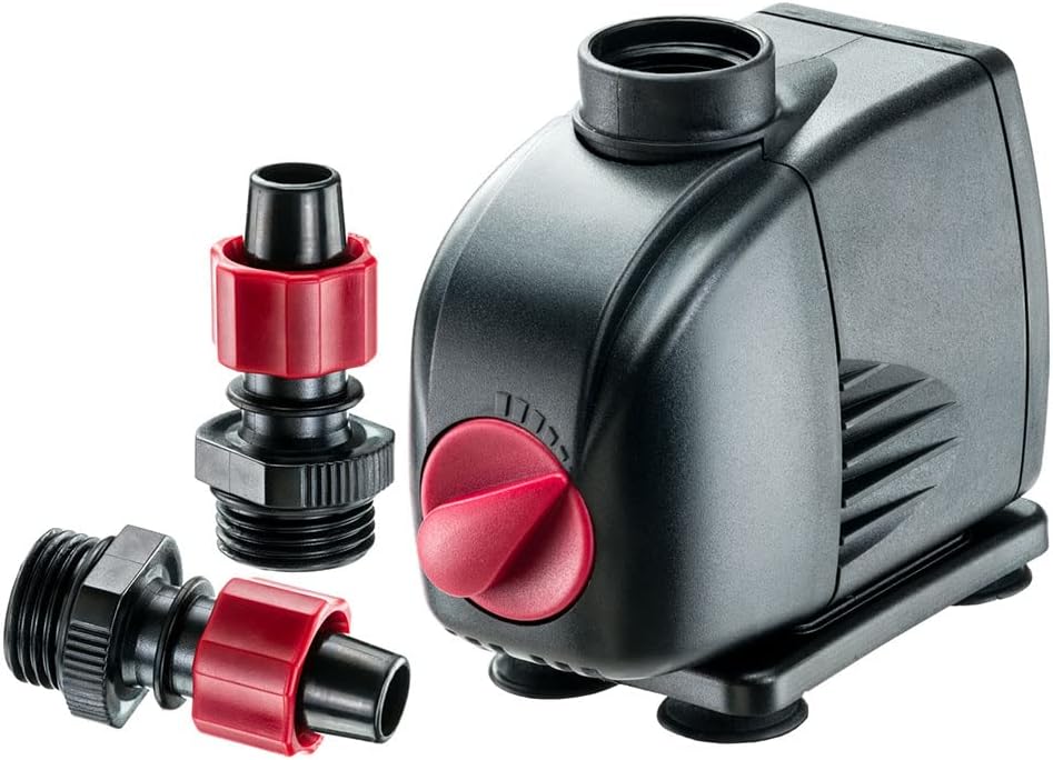 Hydor Kreiselpumpe SELTZ L 1200 l/h für Frisch- und Meerwasser, Mehrzweck, Filterkartusche und Armat