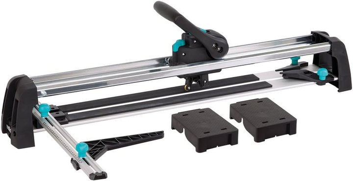wolfcraft TC 670 Expert Fliesenschneider 5555000 – Fliesenschneidemaschine mit Winkelanschlag – Für
