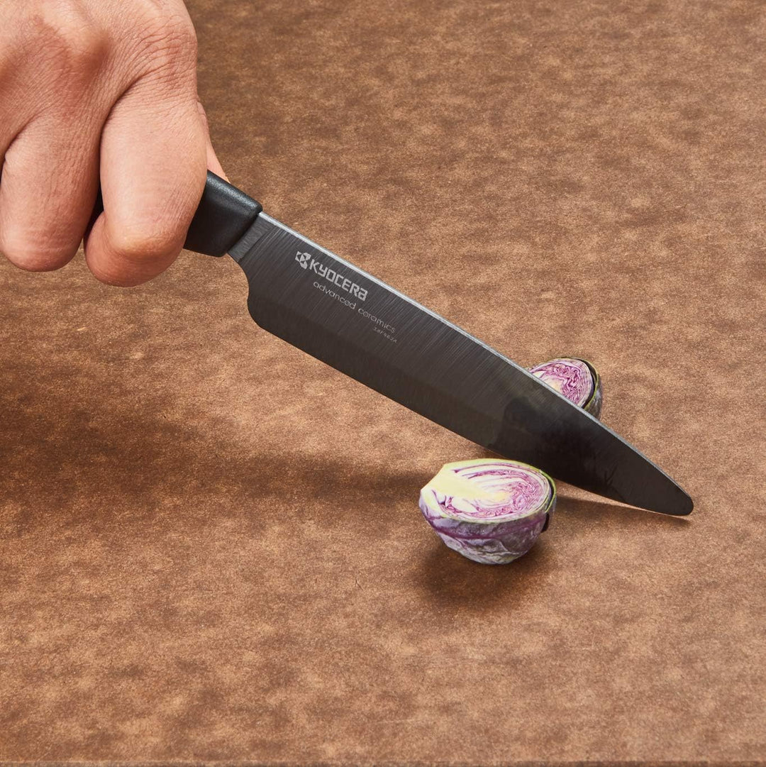 KYOCERA Gemüsemesser/Obstmesser Ergonomic Style - Black Blade, 11 cm (H.Nr. FK-110BK-BK)