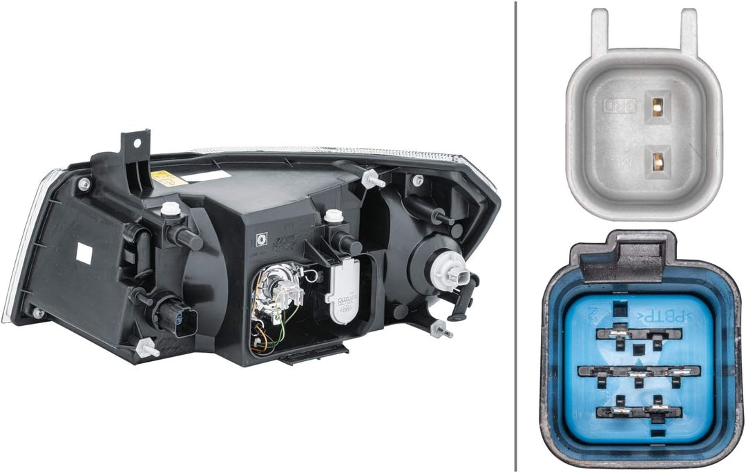 HELLA 1EG 354 024-121 Halogen-Hauptscheinwerfer - rechts - für u.a. Ford Transit Chassis (FM_ _, FN_
