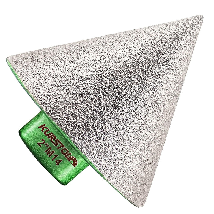 KURSTOL Diamant Fasen-Bit – Diamant Abschräg Bit,50 mm x M14 Gewindewinkelschleifer,zum Formen von V