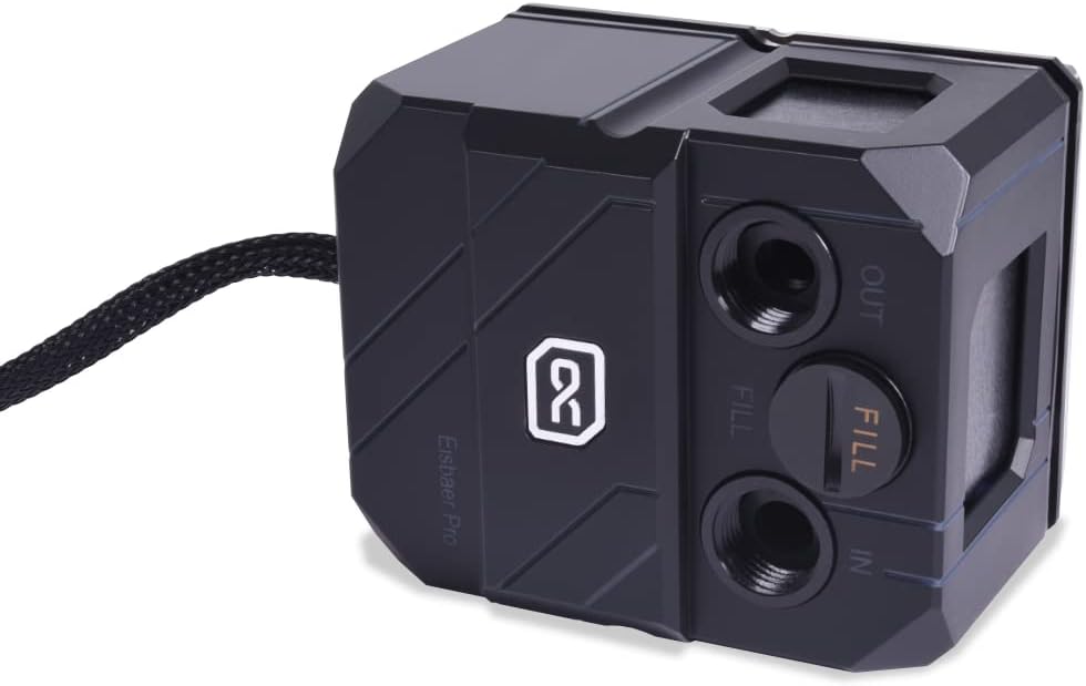 Alphacool 13094 Eisbaer Pro ES (Solo) Full Black CPU Kühler Wasserkühlung