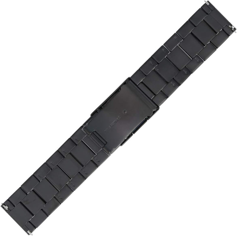 Fossil Uhrenarmband 24mm Edelstahl Schwarz - JR-1401 | LB-JR1401