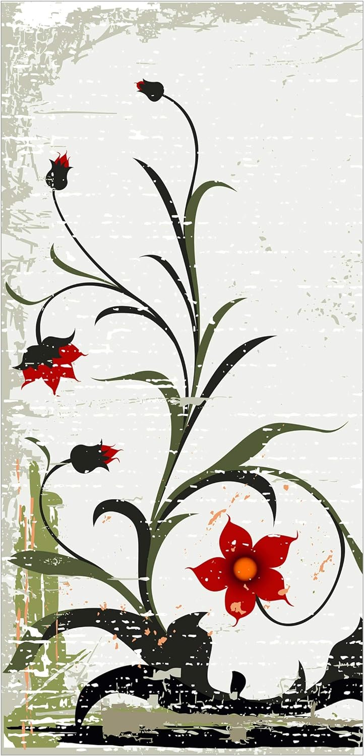 Bilderwelten Raumteiler Pale Flower 250x120cm ohne Halterung 250x120cm without hanger, 250x120cm wit