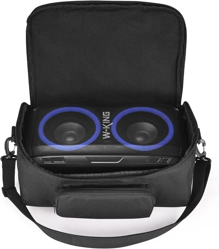 Hzycwgone Tasche Hülle Tragetasche für W-King T9-2 80W Tragbarer Kabelloser Lautsprecher Box Musikbo