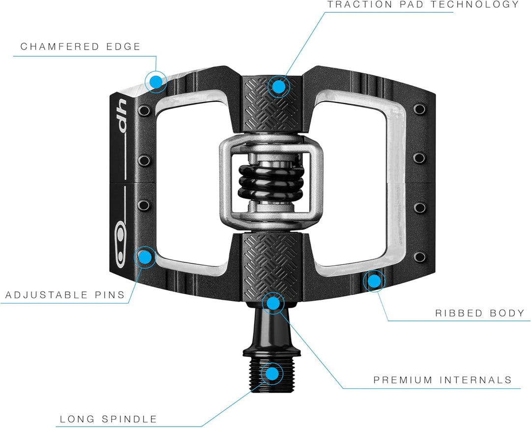 Crank Brothers Mallet Dh Race Pedal Einheitsgrösse Schwarz, Einheitsgrösse Schwarz
