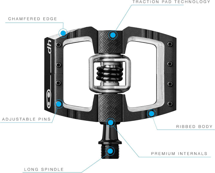 Crank Brothers Mallet Dh Race Pedal Einheitsgrösse Schwarz, Einheitsgrösse Schwarz