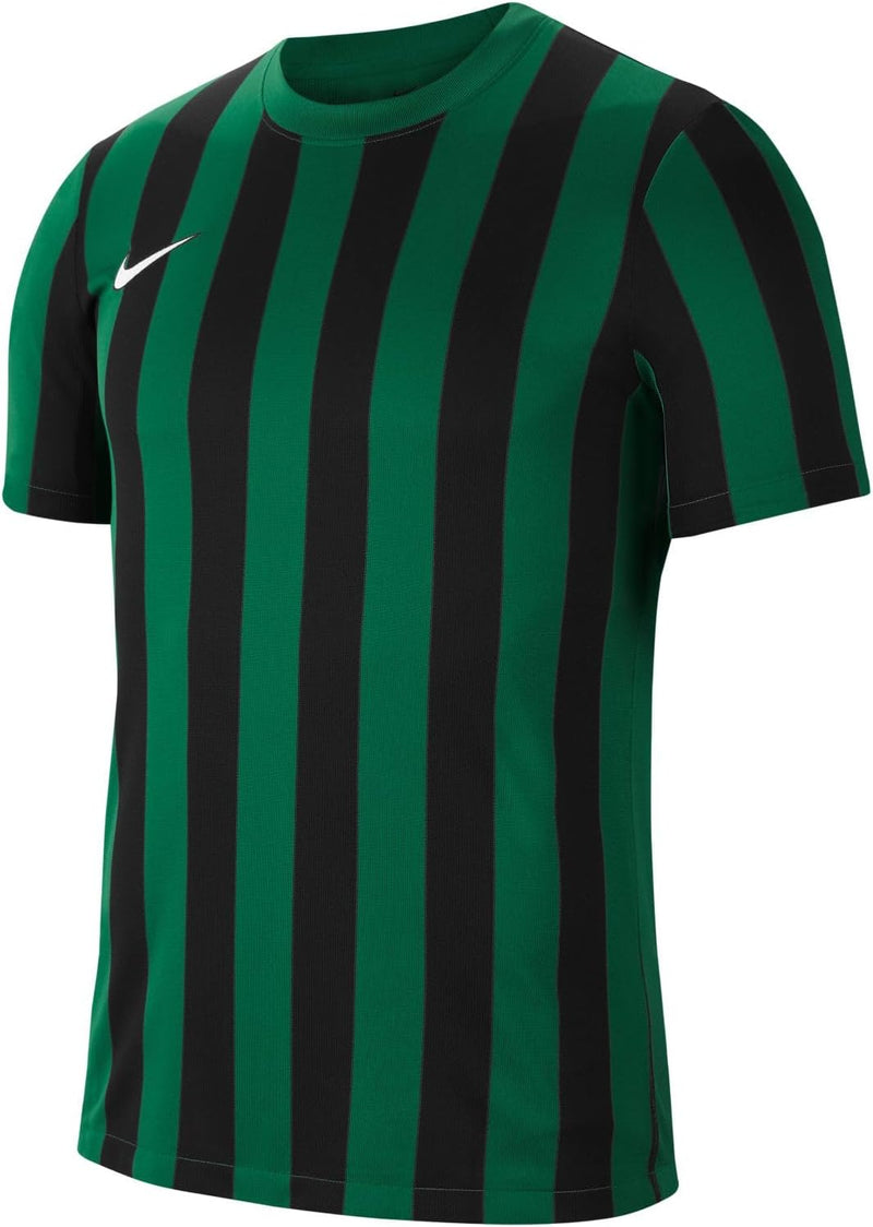 Nike Herren Striped Division Iv Jersey Ss T-Shirt L Pine Green/Black/White, L Pine Green/Black/White