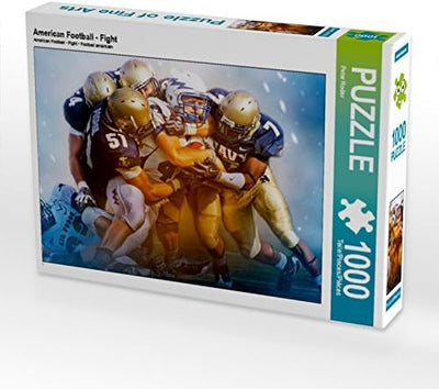 CALVENDO Puzzle American Football - Fight - 1000 Teile Foto-Puzzle für glückliche Stunden, 1000 Teil