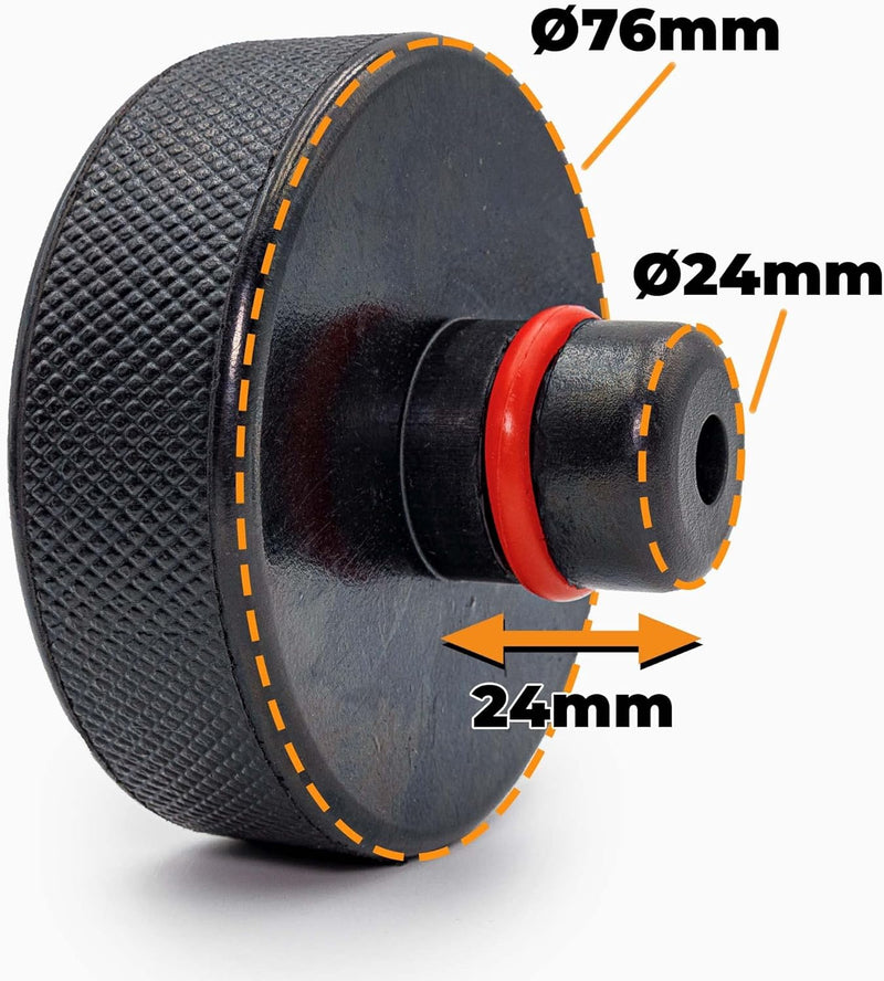 Tesvolution® Wagenheber Aufnahmen für Tesla Model 3 Model Y/S/X - Gummipuffer Auflagen Pads als Adap