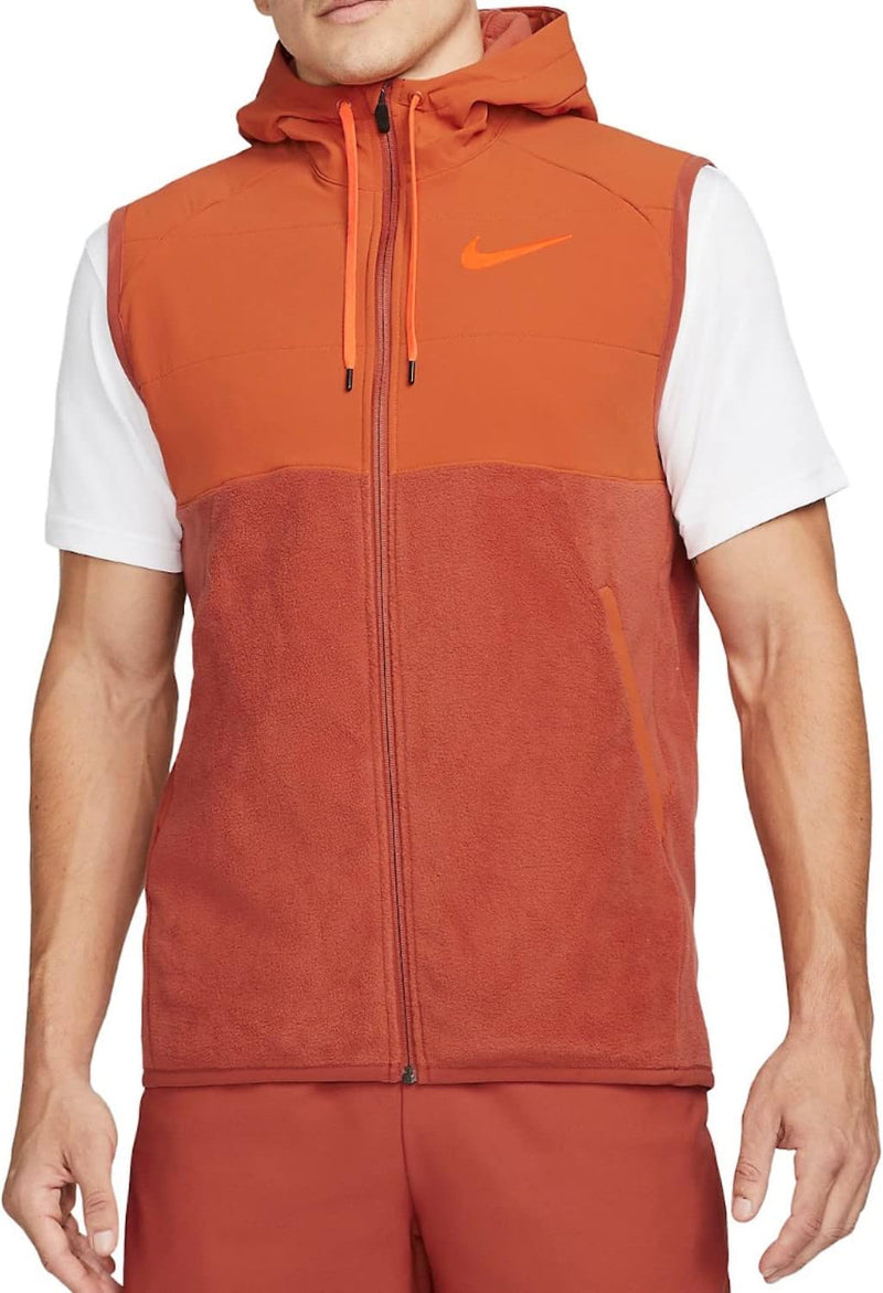Nike Weste Therma-Fit mit Kapuze für Herren S Orange, S Orange