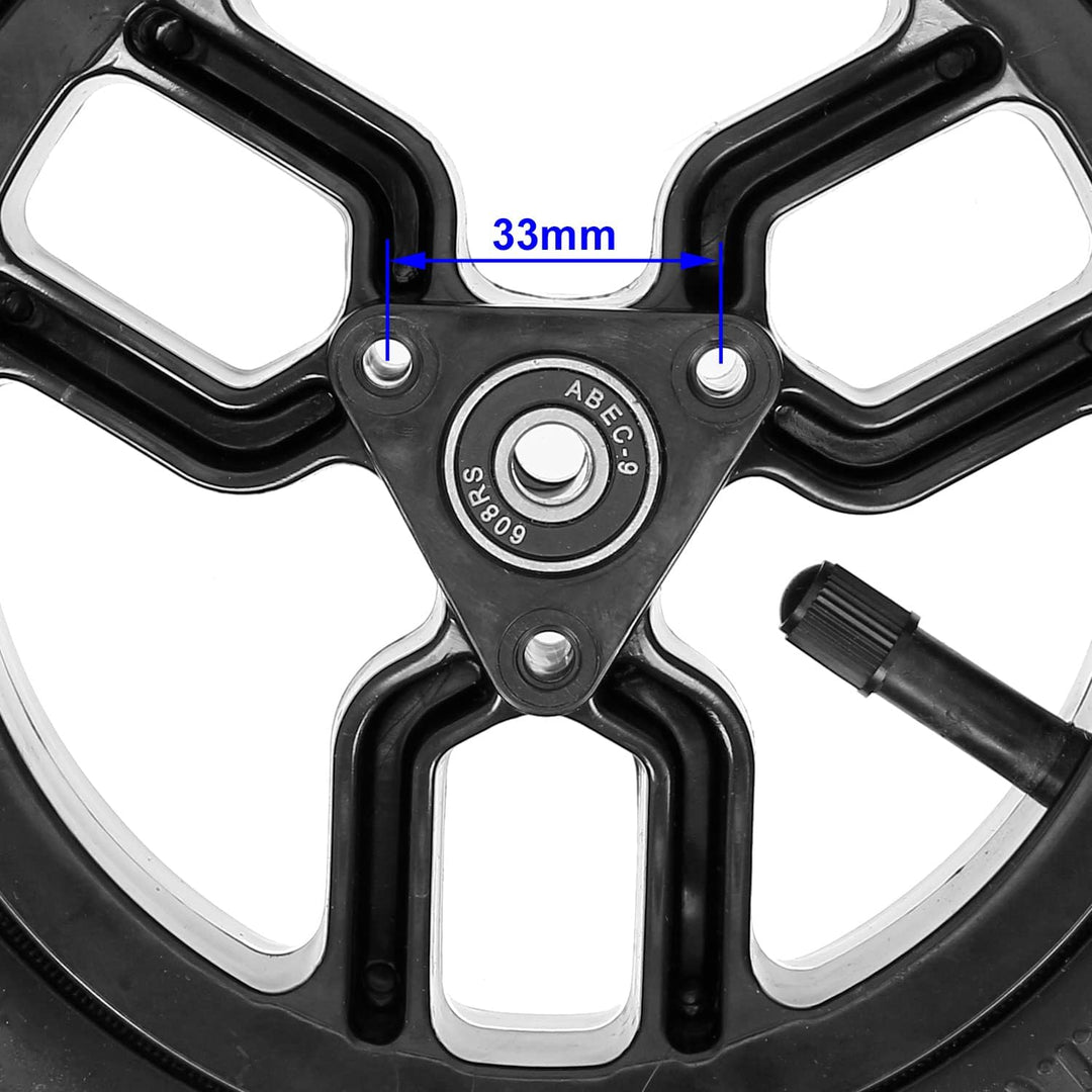 2 Stück Mach1 200x40mm Big Wheel Kickscooter Air Luft Reifen-Set mit Bremsscheibe inklusive Kugellag