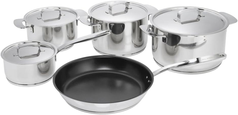 FISKARS 1023762 Cazuela para saltear All Steel 26 cm/ 3.2 L Con tapadera, Multicolor, 26 x 26 cm