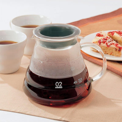 Hario Kaffeekanne, Glas, transparent, 02, 600ml Single, Single