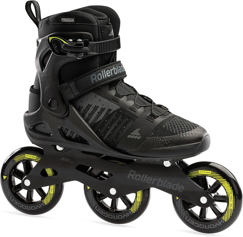 Rollerblade MACROBLADE 110 3WD Inline Skate 2022 Black/Lime 41, 41