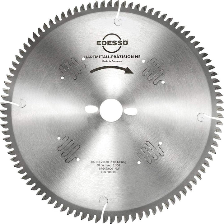 Edessö 496 300 30 Präzisions-Kreissägeblatt 300x3,2x30mm Z96 TFZ aus HW