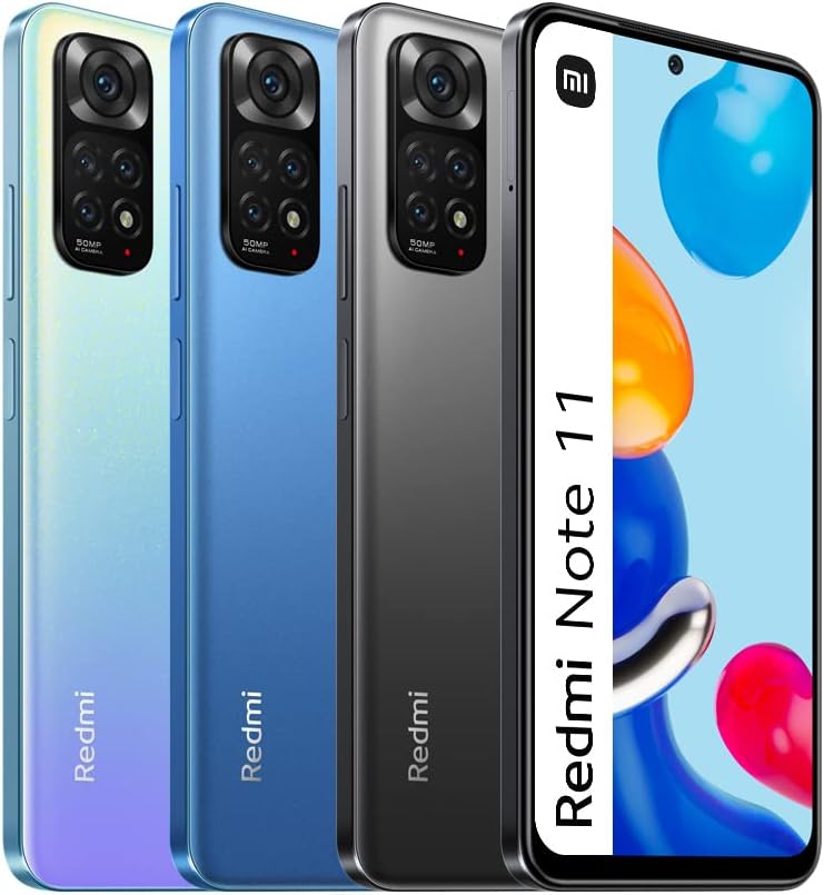 Xiaomi Redmi Note 11 - Smartphone 128GB, 4GB RAM, Dual SIM, Twilight Blue Twilight Blue Handy, Twili