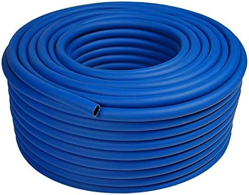 HELO 50 m Gewebe Druckluftschlauch 3-schichtig aus PVC für 5/16 Zoll Anschluss (ohne Kupplung) Geweb